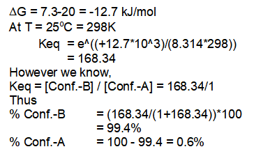 Conformation cis-1-t.Butyl-2-methylcyclohexane